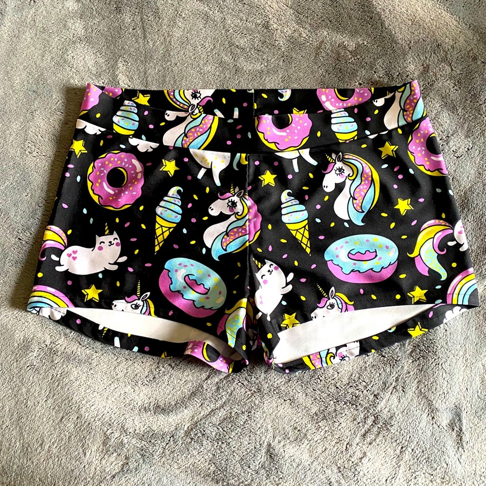 Polerform Unicorn and Donut Pole Dance Short